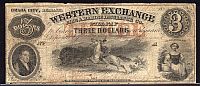 Omaha City, Nebraska 1857 $32, Western Exchange Insurance Co., F